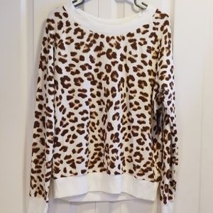 NWT Ardene sweat shirt in cheetah print
